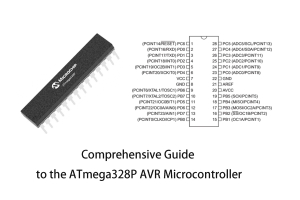 Torolàlana feno amin'ny ATMEGA328P Avr microcontroller