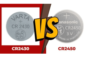 CR2430 vs CR2450 BATETY: habe, toetran'ny bateria, fampiharana