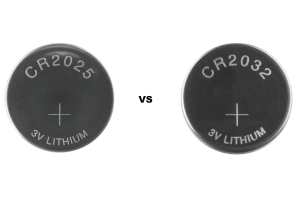 Cr2025 vsCr2032 Battery