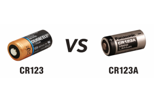 Batterie CR123 vs CR123A: iza no tsara kokoa?