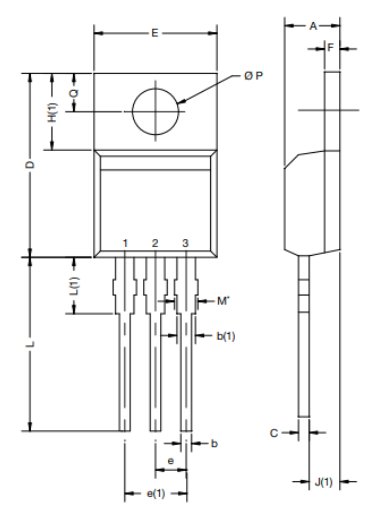 IRF9640 Package Outline